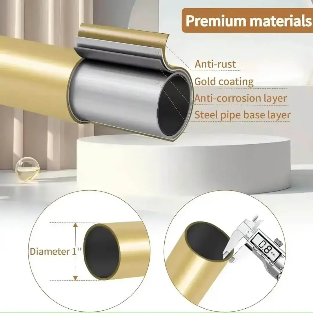 anti rust curtain pole