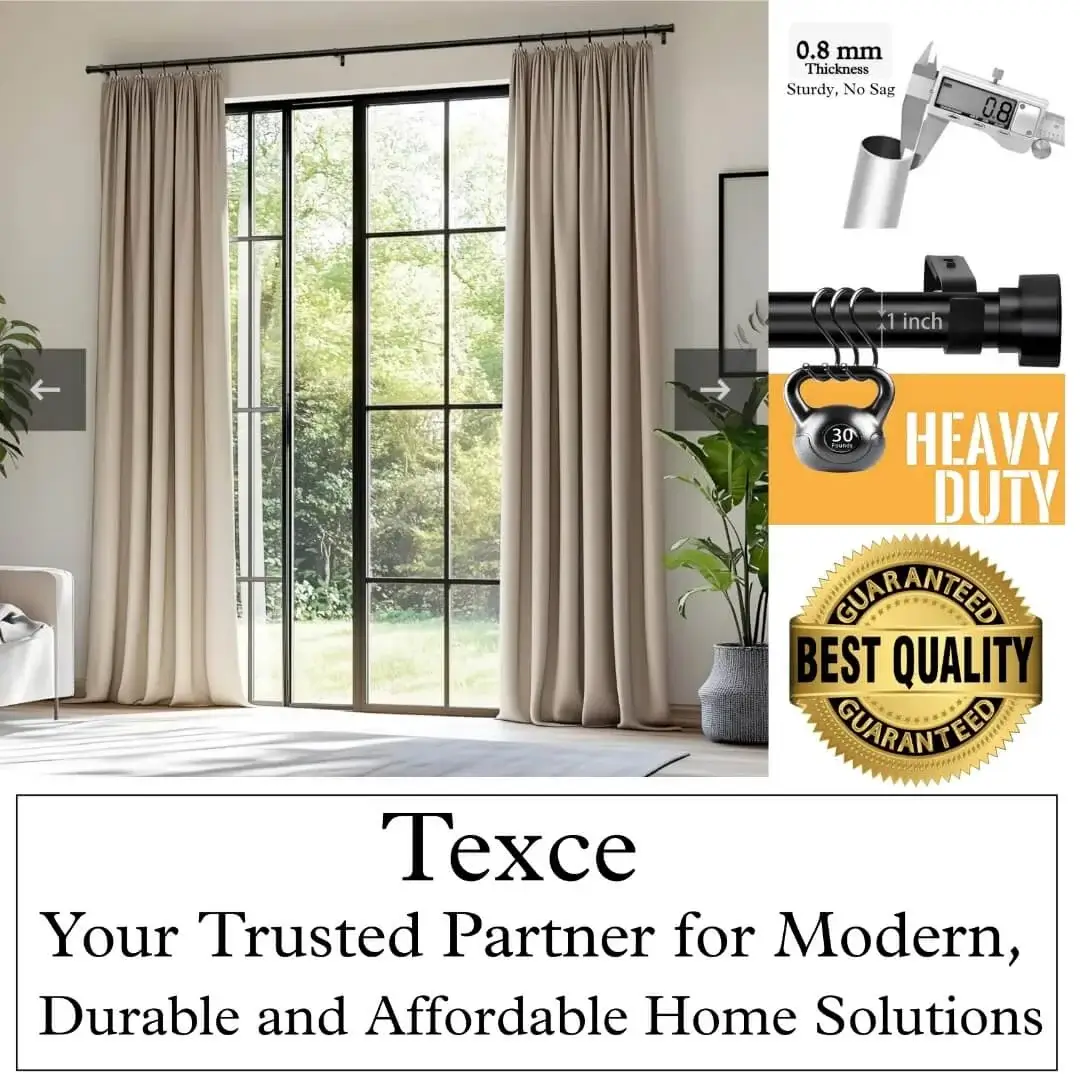 best curtain rods for balcony door