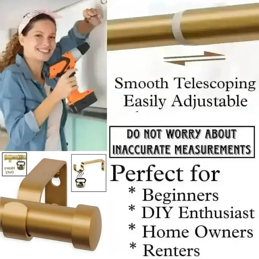 curtain rods adjustable