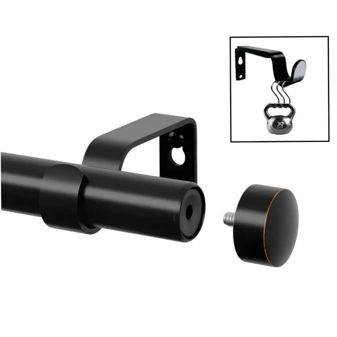 curtain rods with endcap