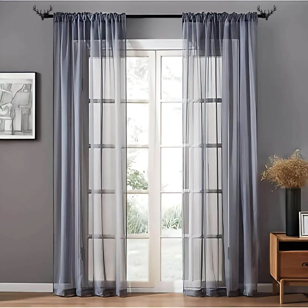 curtains and curtain rods