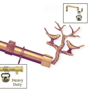 decorative curtain rods