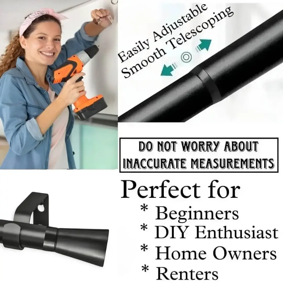 extension curtain rod, adjustable parda rod