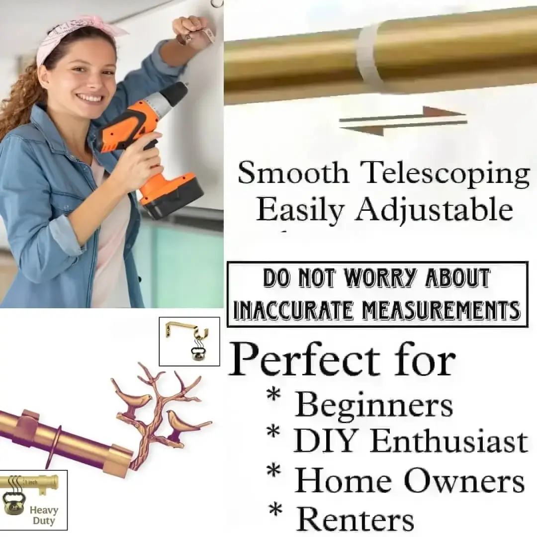 telescopic curtain rods