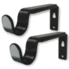 black curtain brackets black curtain brackets