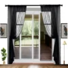 black curtain rod for sliding glass doors curtain rod for sliding glass door, black curtain rods for sliding glass doors