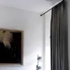 curtain rods for windows close to wall curtain rods for windows close to wall
