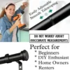 extendable black curtain rod extendable black curtain rod