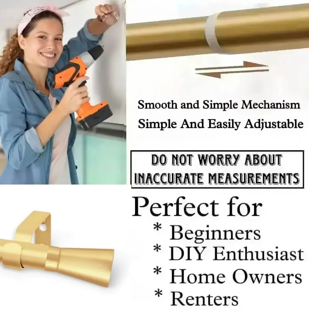 extendable pole for curtain