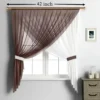 gold curtain rod for small window gold curtain rod for small window, 42 inch curtain rod, Elegant sheer curtains hanging from a small 42-inch gold curtain rod, perfectly fitted for a small compact window. Ideal for small spaces and cozy interiors