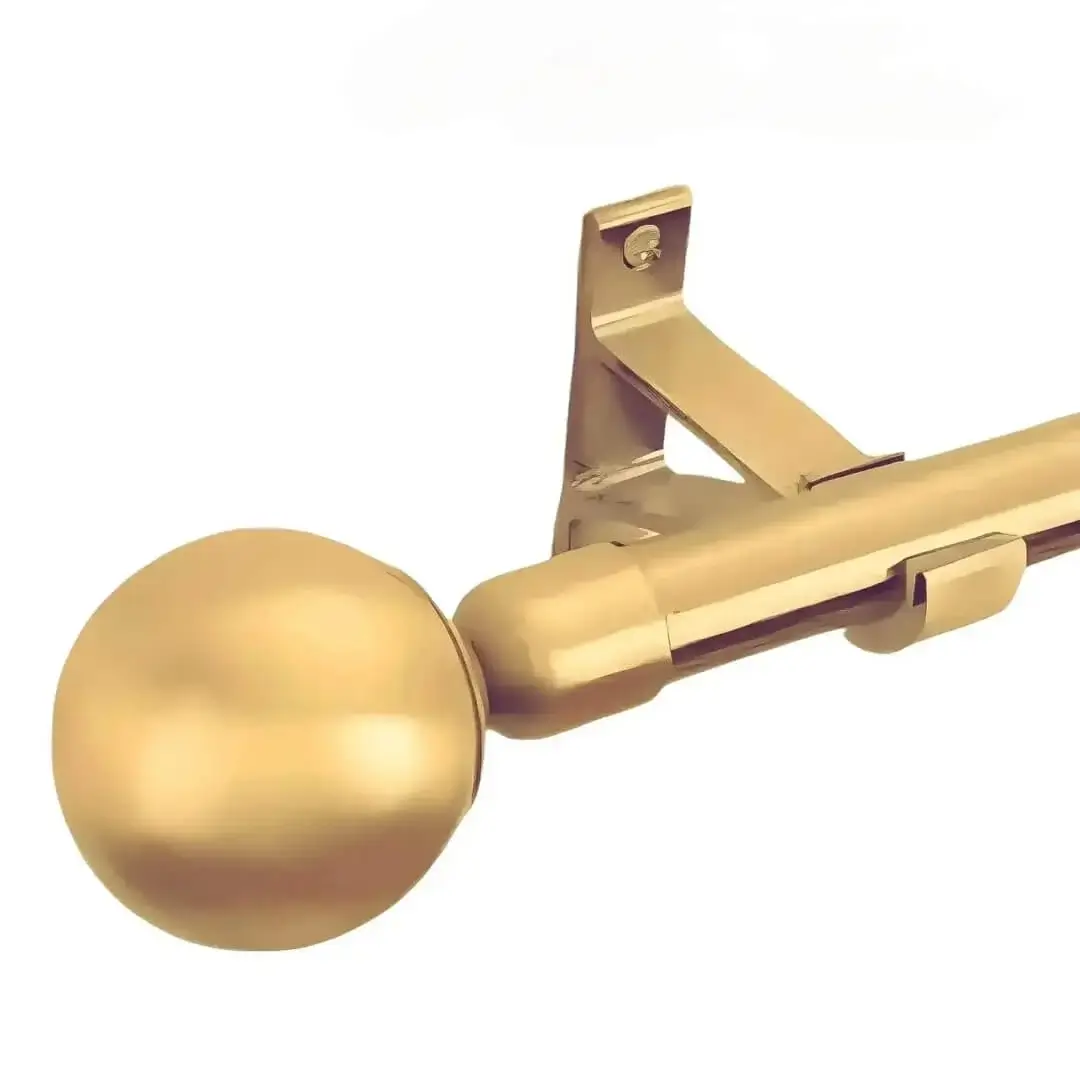 gold rods for curtains