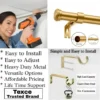 golden curtain rod with brackets golden curtain rod with brackets, golden curtain pole with brackets