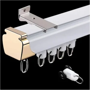 wall mount curtain track
