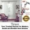 best adjustable curtain rod best adjustable curtain rod, Four-panel pink gold colour curtain rod showcase: (1) Stylish living room with flowing curtains on a 120 inches pink gold finish curtain rod with single seater and art, (2) Stress test proving no bend under heavy weights, (3) Close-up of 1-inch diameter and 0.8 mm thick sturdy pole (no sag), (4) Text overlay: 'Best quality guaranteed—Texce: modern, durable, affordable home décor.' Combines elegance and industrial strength