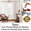 best adjustable curtain rod 2m set copper colours best adjustable curtain rod 2m set copper colour, Four-panel copper colour curtain rod showcase: (1) Stylish living room with flowing curtains on a 2 meter copper finish curtain rod with single seater and art, (2) Stress test proving no bend under heavy weights, (3) Close-up of 1-inch diameter and 0.8 mm thick sturdy pole (no sag), (4) Text overlay: 'Best quality guaranteed—Texce: modern, durable, affordable home décor.' Combines elegance and industrial strength