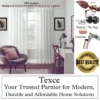 best extra long curtain rods 240 inches best extra long curtain rods for living room, Four panel extra long rose gold curtain rod showcase: (1) Stylish living room with flowing white blackout curtains on a extra long curtain rods 240 inches heavy duty with single seater and art, (2) Stress test proving no bend under heavy weights, (3) Close-up of 1-inch diameter and 0.8 mm thick sturdy pole (no sag), (4) Text overlay: 'Best quality guaranteed—Texce: modern, durable, affordable home décor solution.' Combines elegance and industrial strength