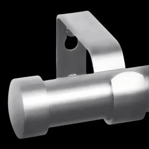 chrome finish curtain rod, chrome colour curtain rod