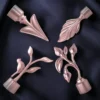 ends for curtain rods Close-up display of various rose gold curtain rod finials, showcasing different elegant designs, finishes, and styles for decorative home accents