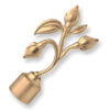 gold leaf finials for curtain rods gold leaf finial for curtain rod
